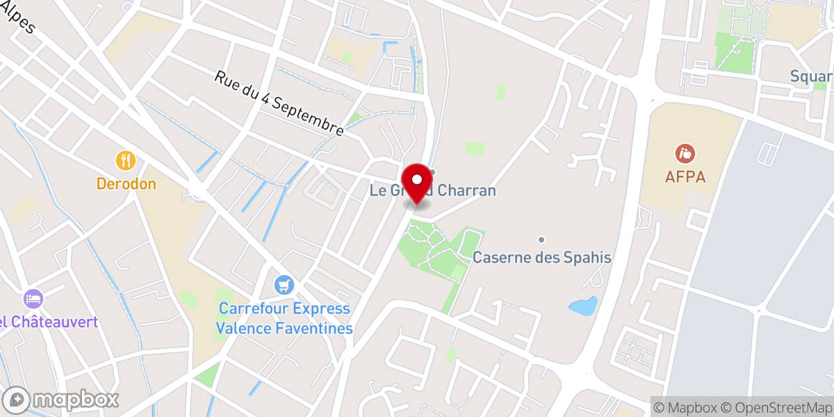 Map showing location of Communauté arménienne catholique