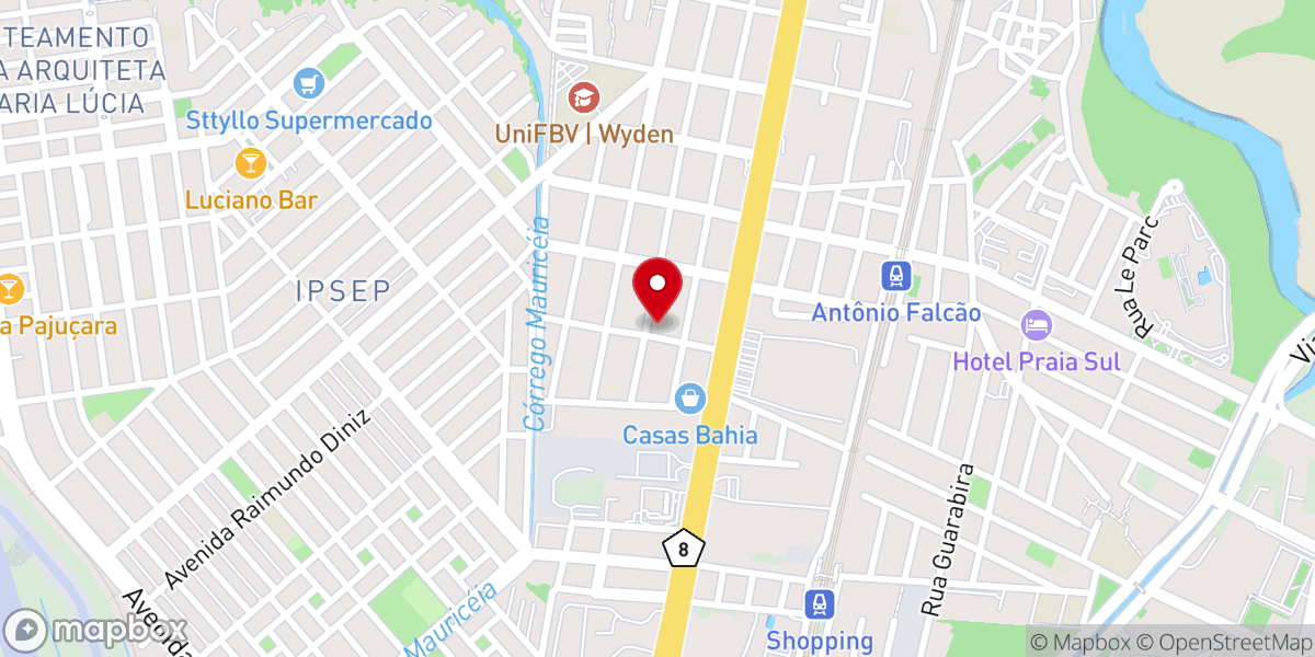 Map showing location of Igreja Batista da Lagoinha Imbiribeira