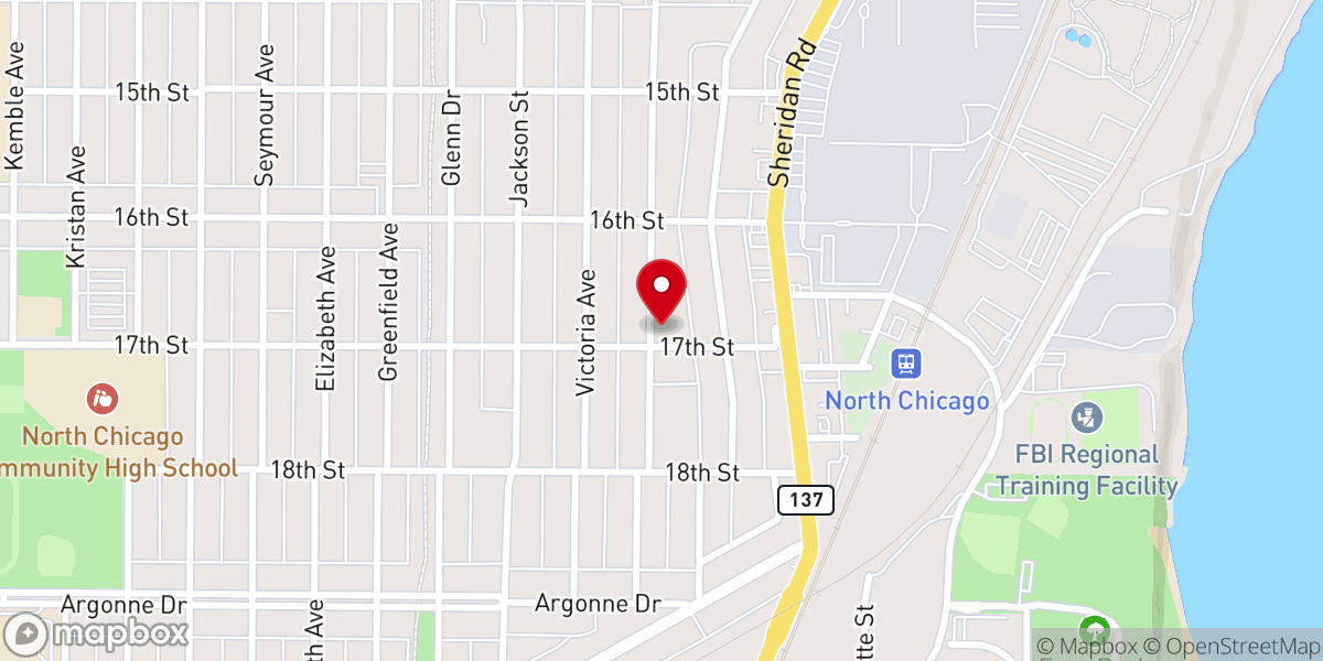 Map showing location of Mosaic Hub