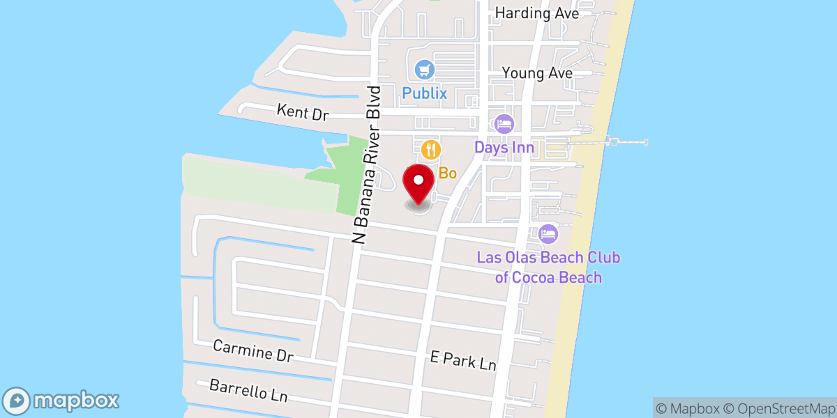 Map showing location of Mercy House