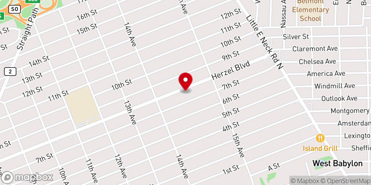 Map showing location of Faith Bible Church