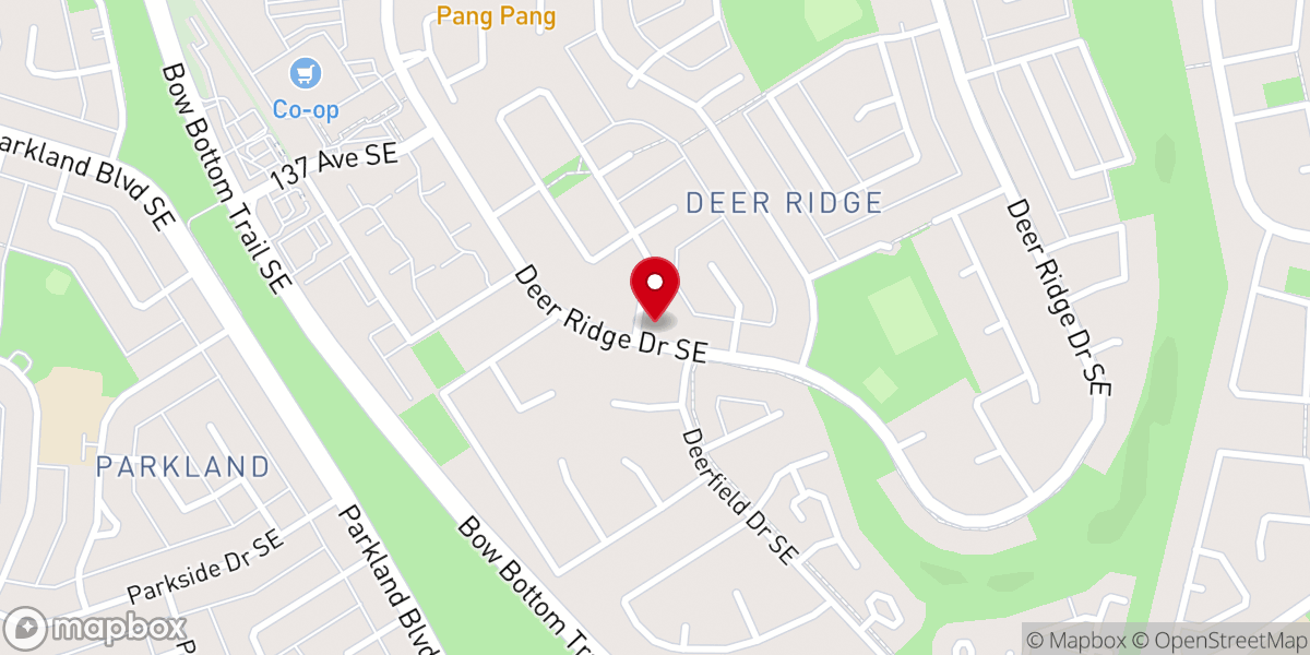 Map showing location of Croatian Catholic Parish