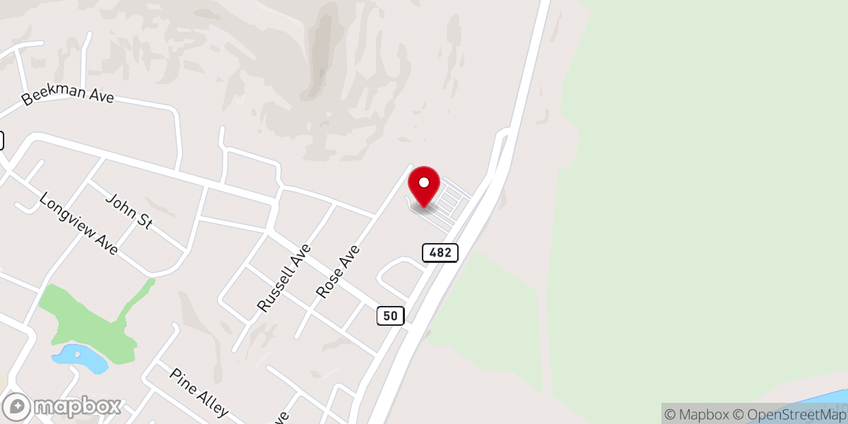 Map showing location of Oldtown United Methodist Church