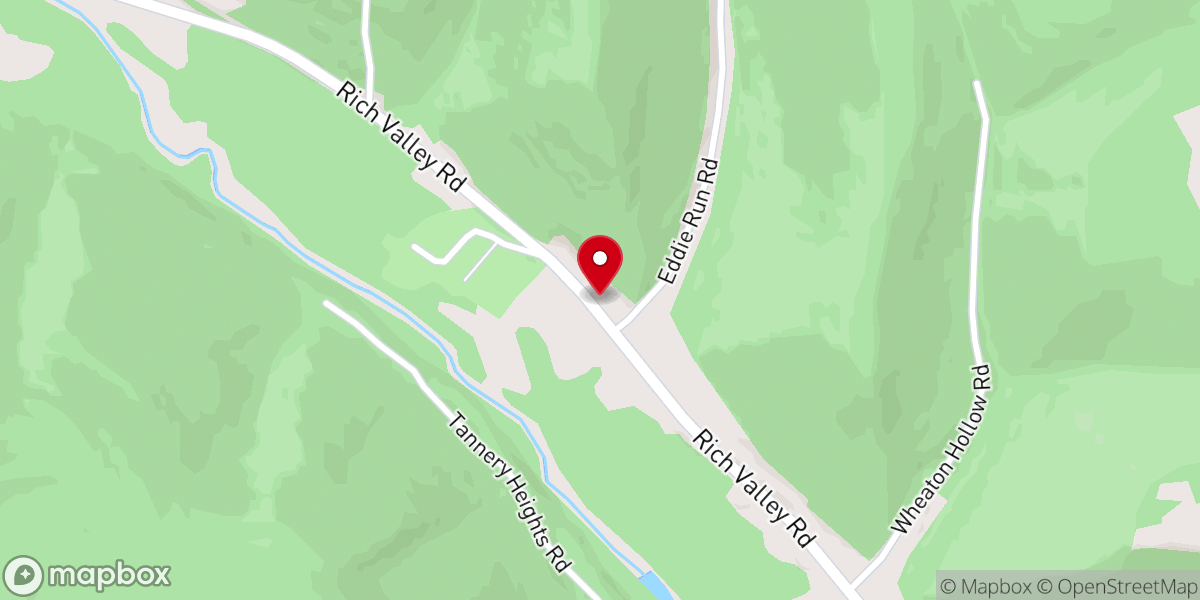Map showing location of Faith Baptist Church
