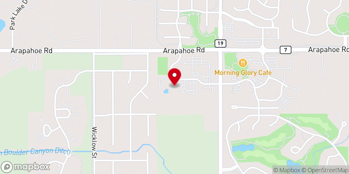 Map showing location of YMCA of Northern Colorado