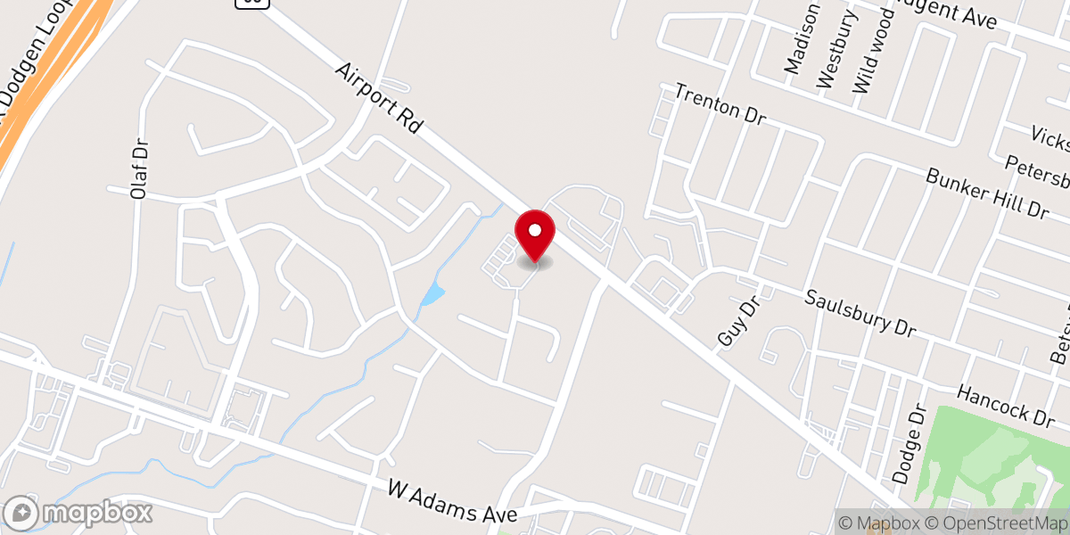 Map showing location of Trinity Church of Temple