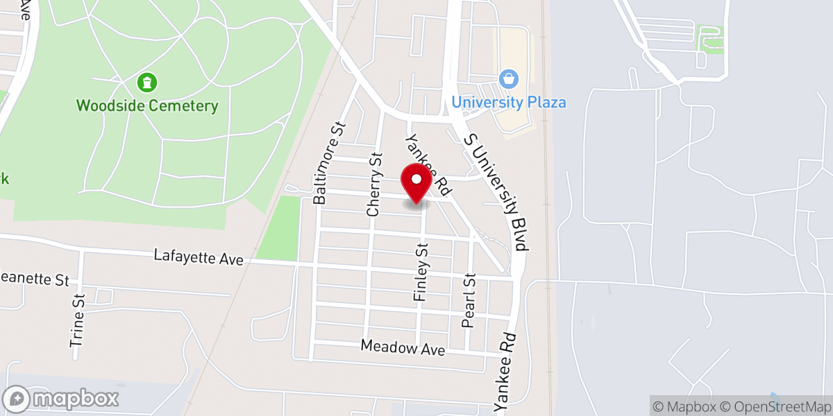 Map showing location of True Victory Church