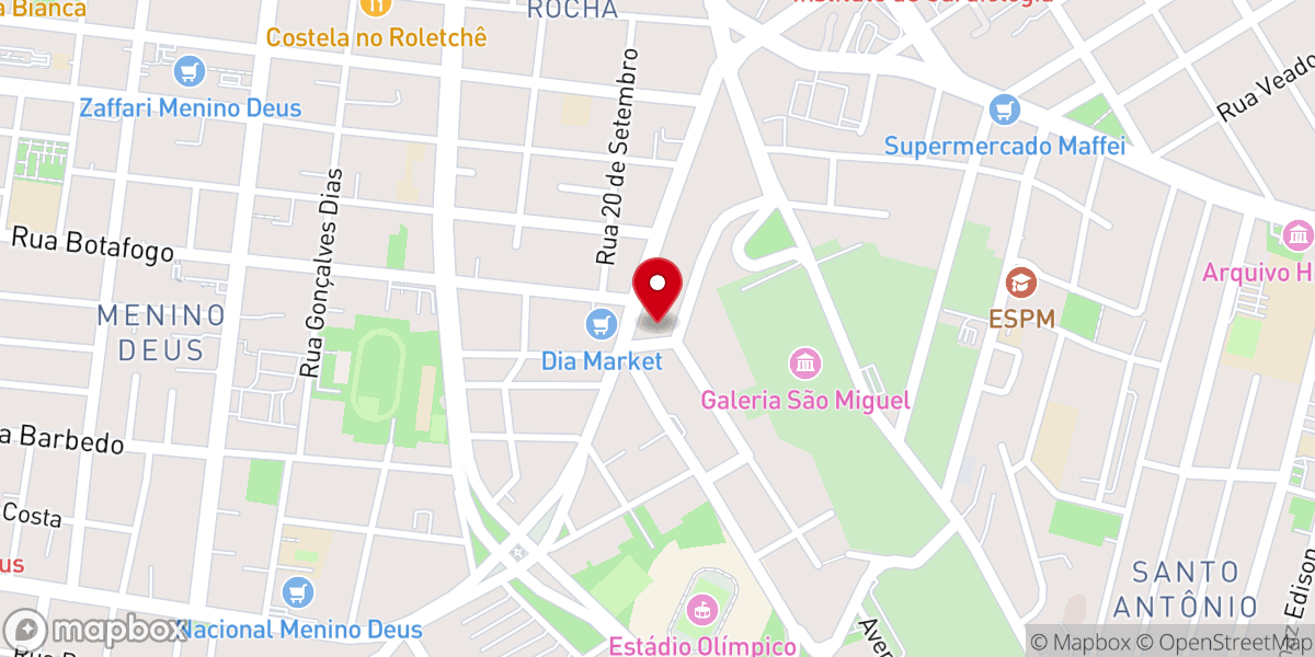 Map showing location of Assembleia de Deus - Distrito 65 - Azenha