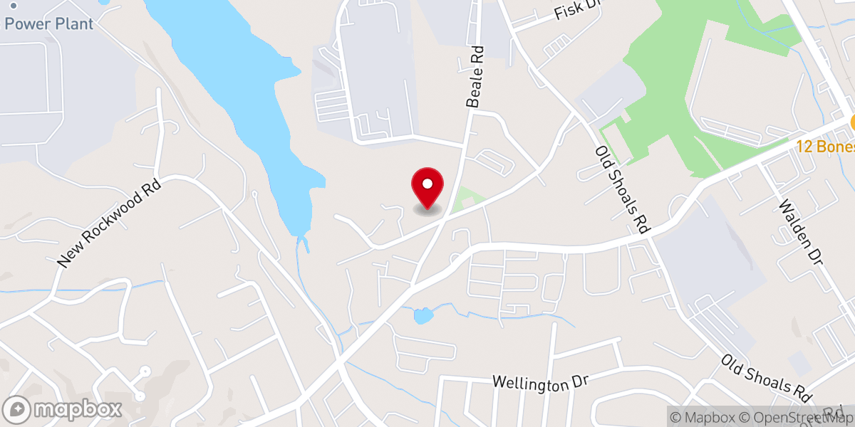 Map showing location of Mt Carmel Baptist Church