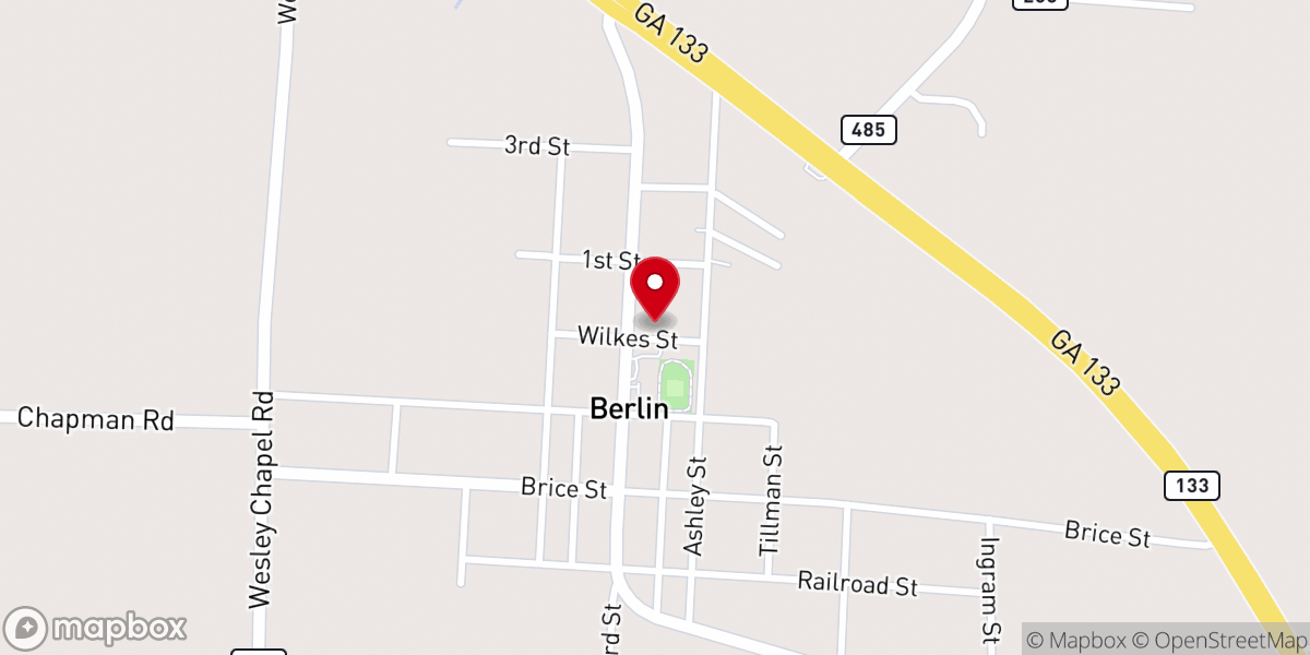 Map showing location of Iglesia El Sinai