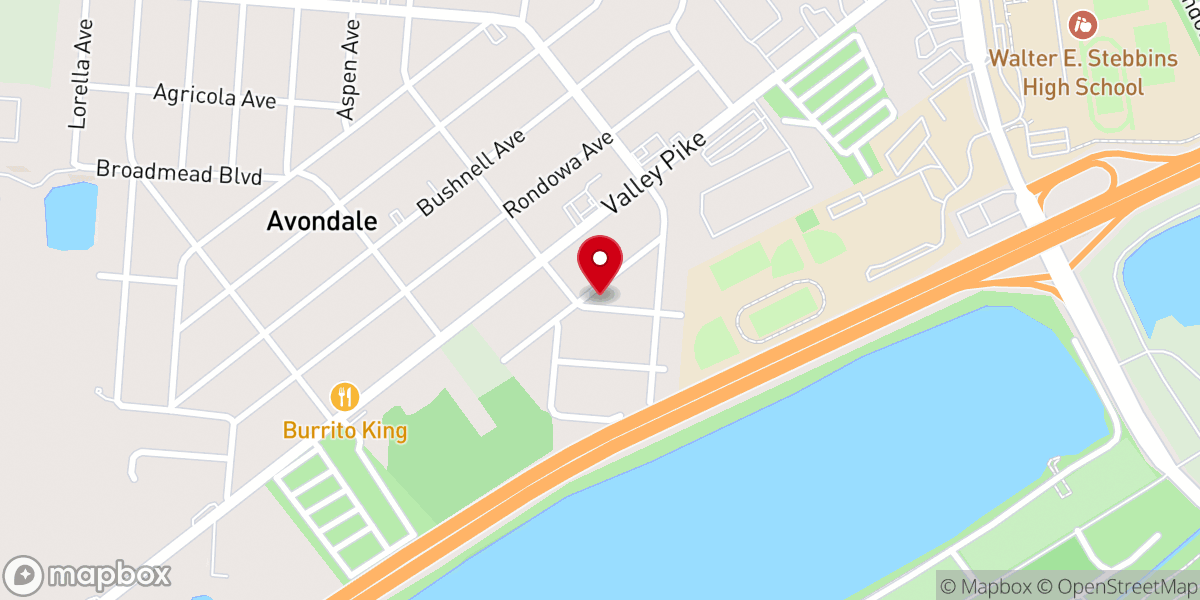 Map showing location of Old Pathway Pentecostal Church