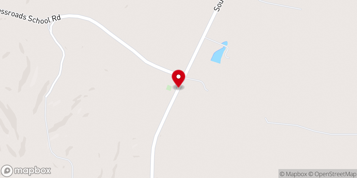 Map showing location of Joiner's Chapel Church of Christ