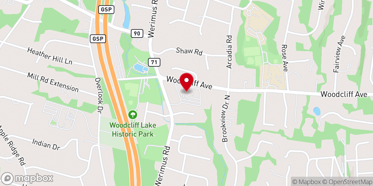 Map showing location of Our Lady Mother of the Church