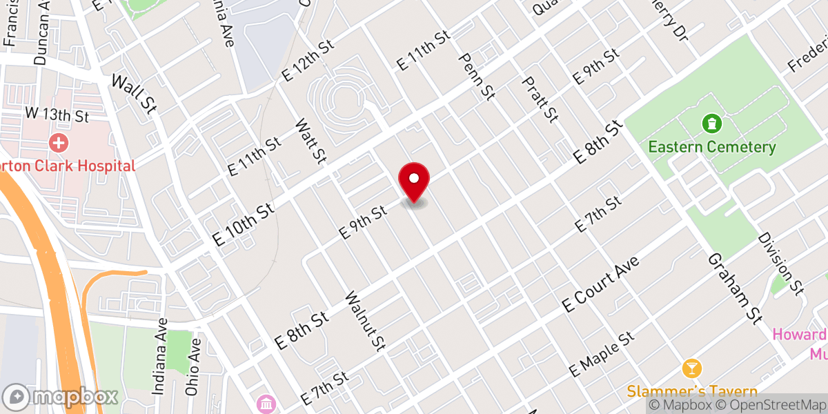 Map showing location of Grace Fellowship Community Church