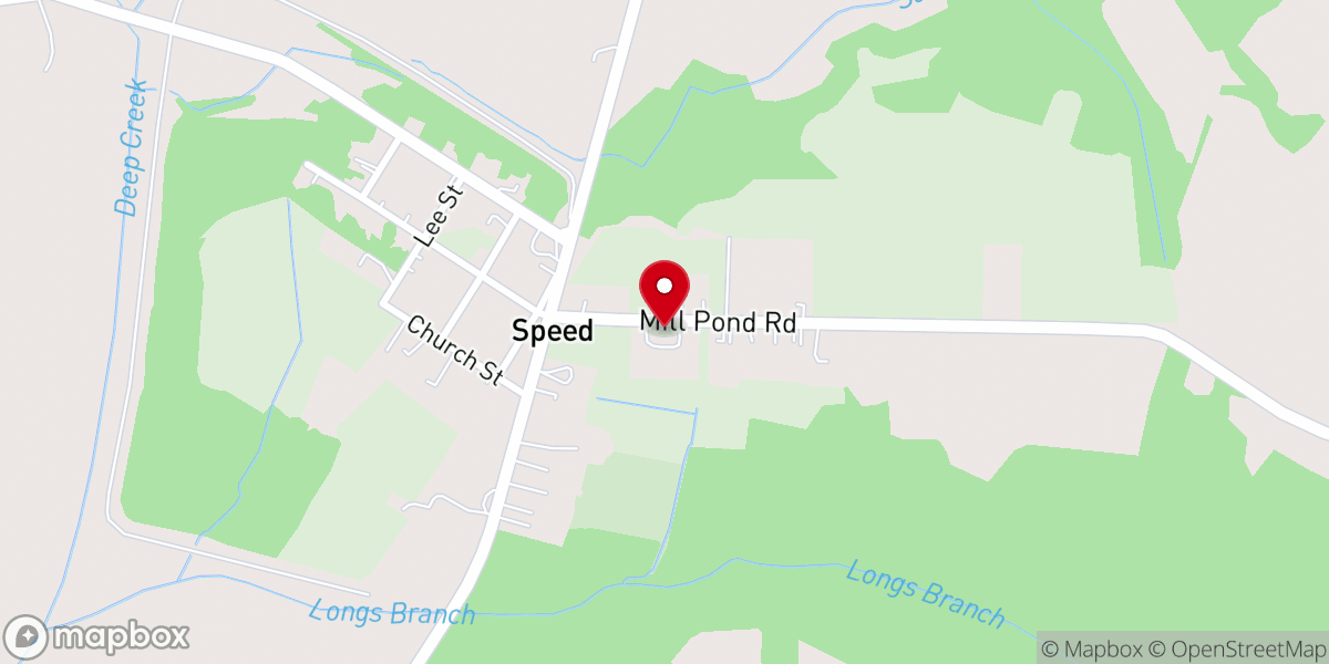 Map showing location of St. Mary's Episcopal Church