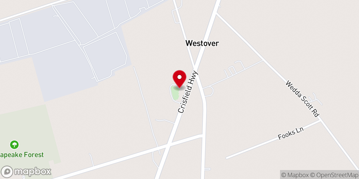 Map showing location of Saint James United Methodist Church - Food Distribution Center