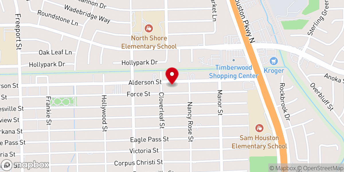 Map showing location of God's Neighborhood Church