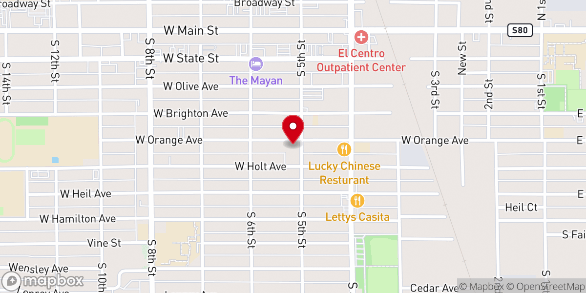 Map showing location of Saint Peter and Paul Episcopal Church