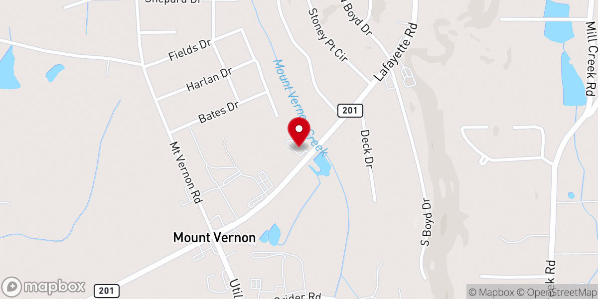 Map showing location of Worship Center At Westside