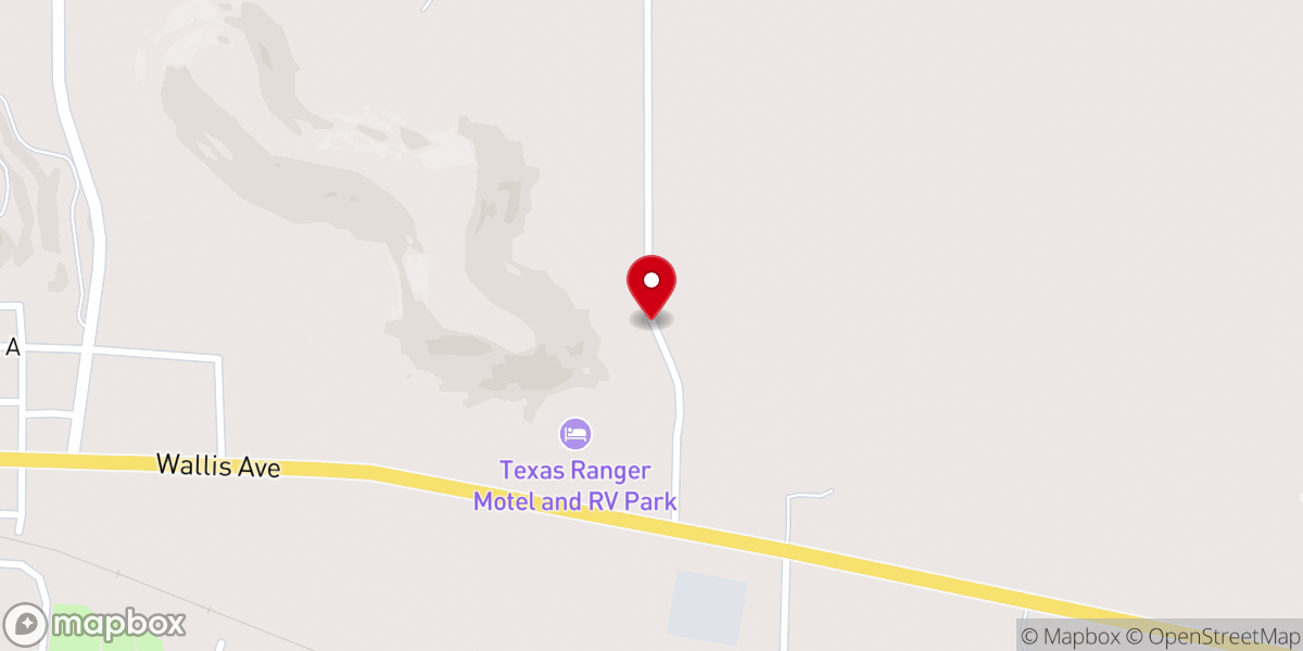 Map showing location of Coleman-Santa Anna Seventh-day Adventist Church
