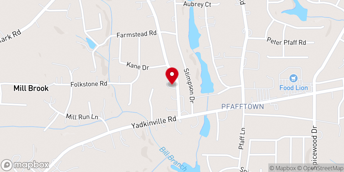 Map showing location of Christ Community Church