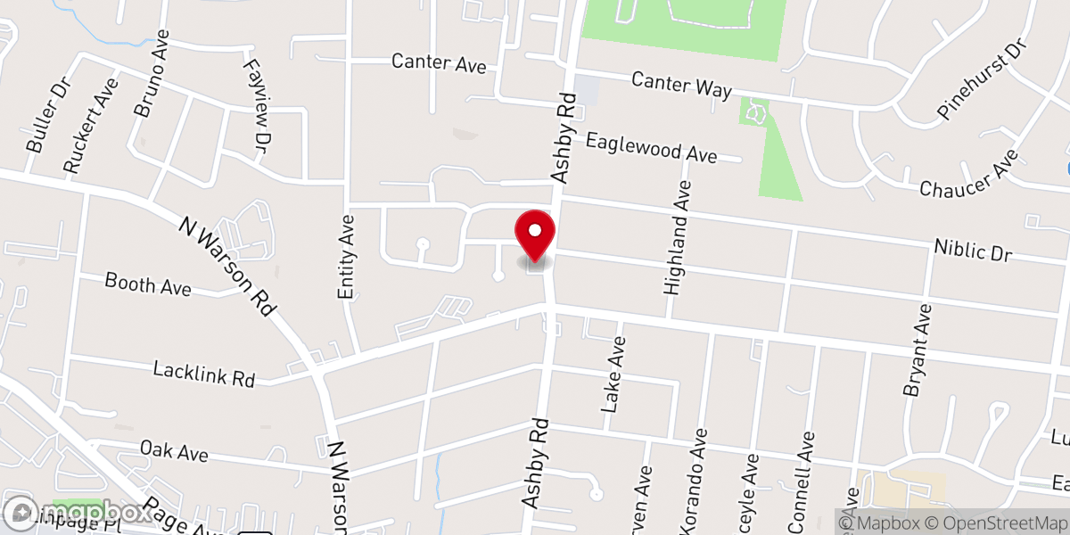 Map showing location of House of Prayer of Holiness