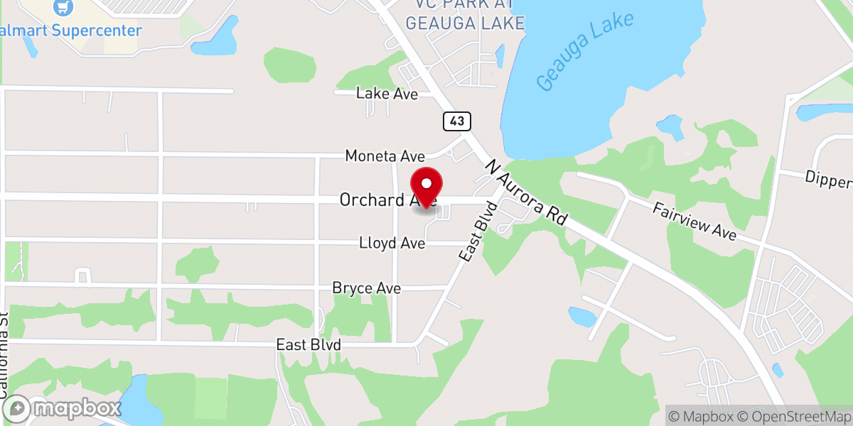 Map showing location of New Life Church - Aurora