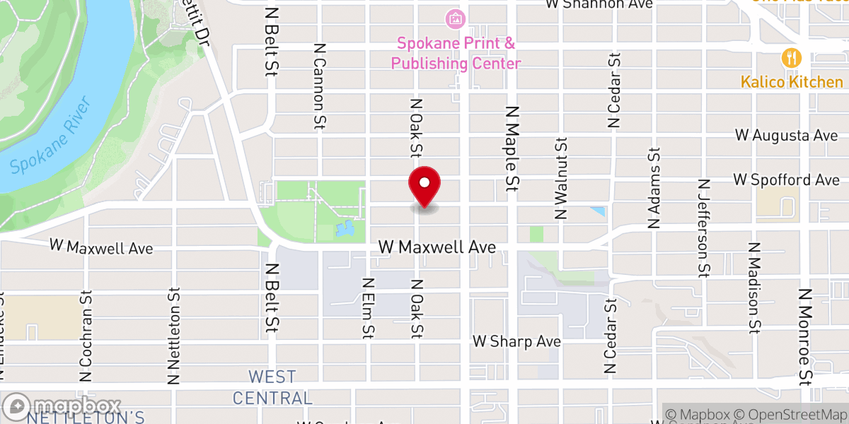 Map showing location of Old Landmark Missionary Baptist Church