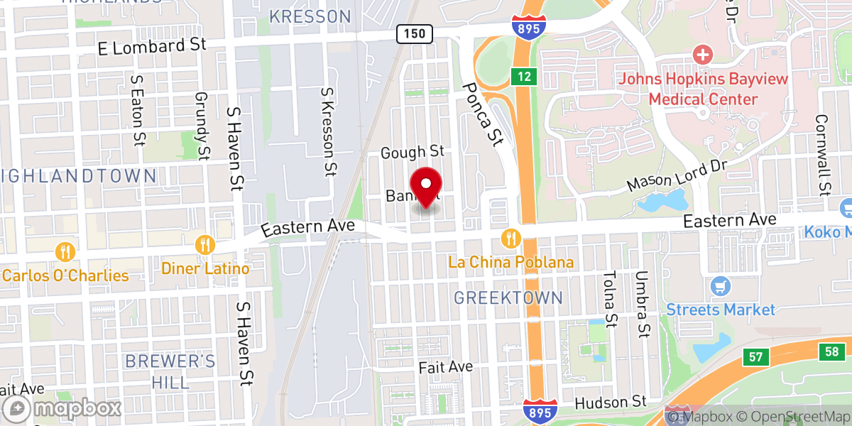 Map showing location of Ezekiel Baptist Church Incorporated
