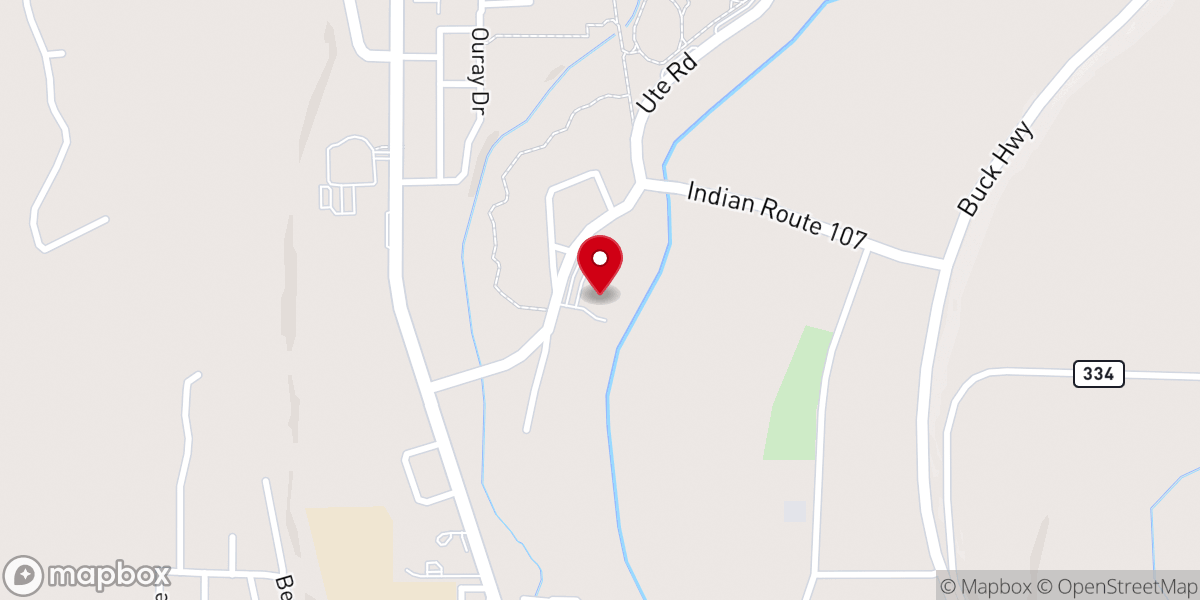 Map showing location of Multi-Purpose Facility and Chapel