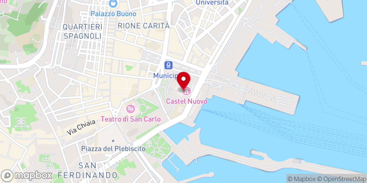 Map showing location of Cappella Palatina del Maschio Angioino