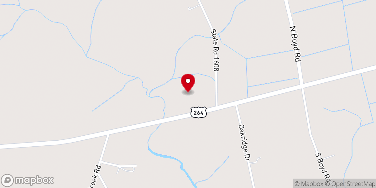 Map showing location of Hunters Bridge Church of Christ