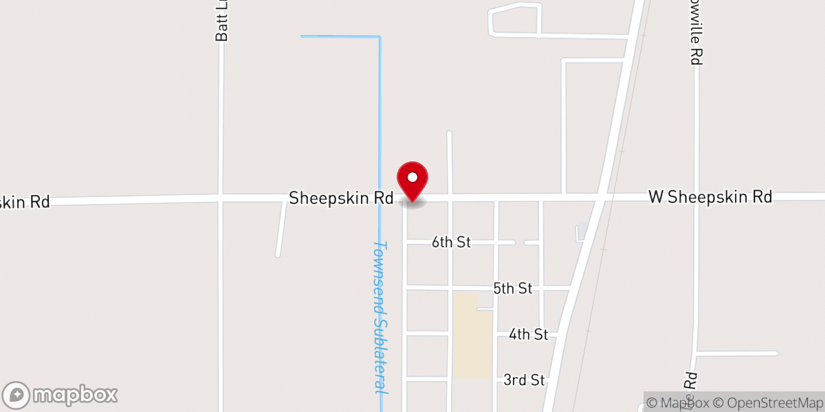 Map showing location of St. Kateris Chapel