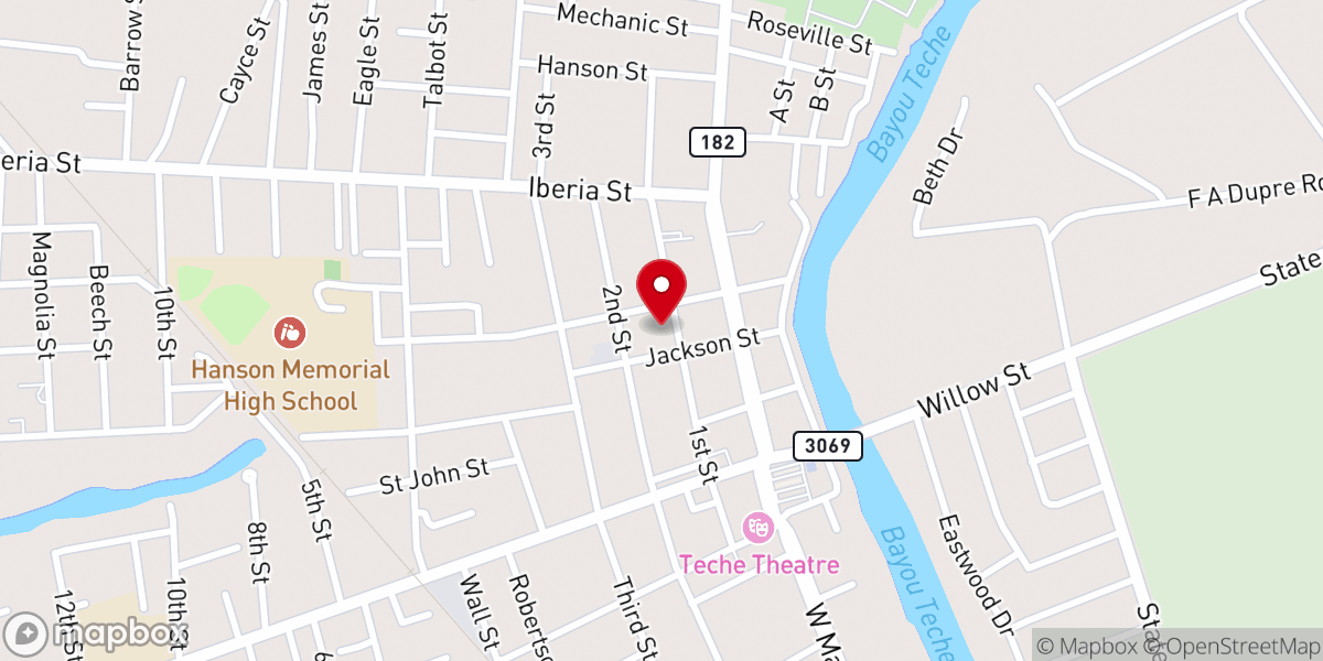 Map showing location of St Marys Episcopal Church