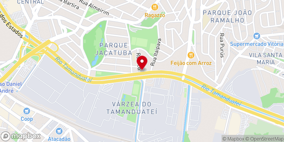 Map showing location of ARC Igreja