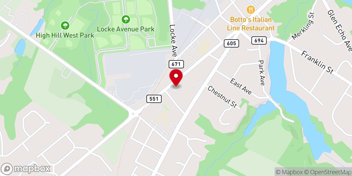 Map showing location of First Baptist Church Swedesboro , NJ