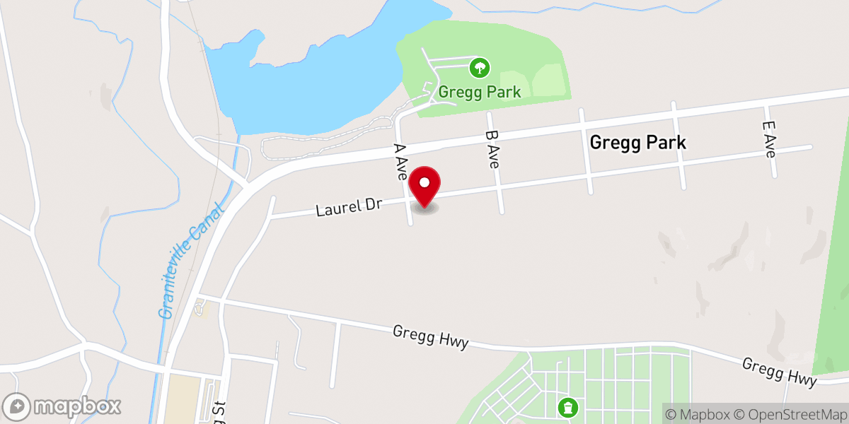 Map showing location of Saint James Lutheran Church