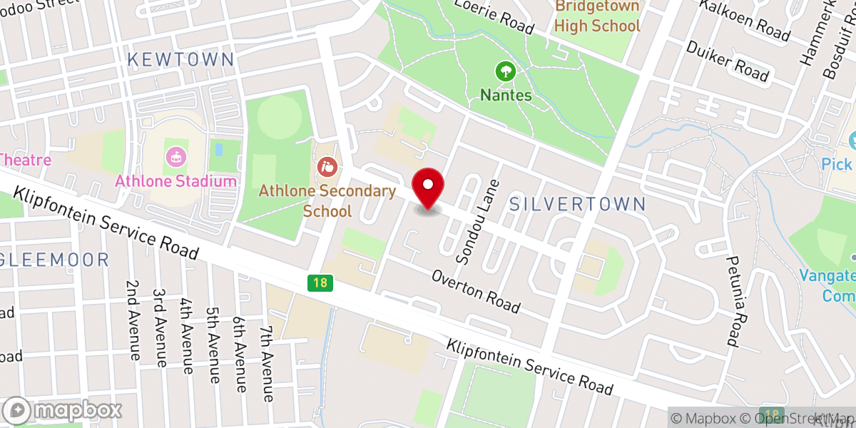 Map showing location of New Apostolic Church Silvertown