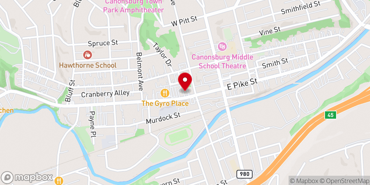 Map showing location of Up with Kids