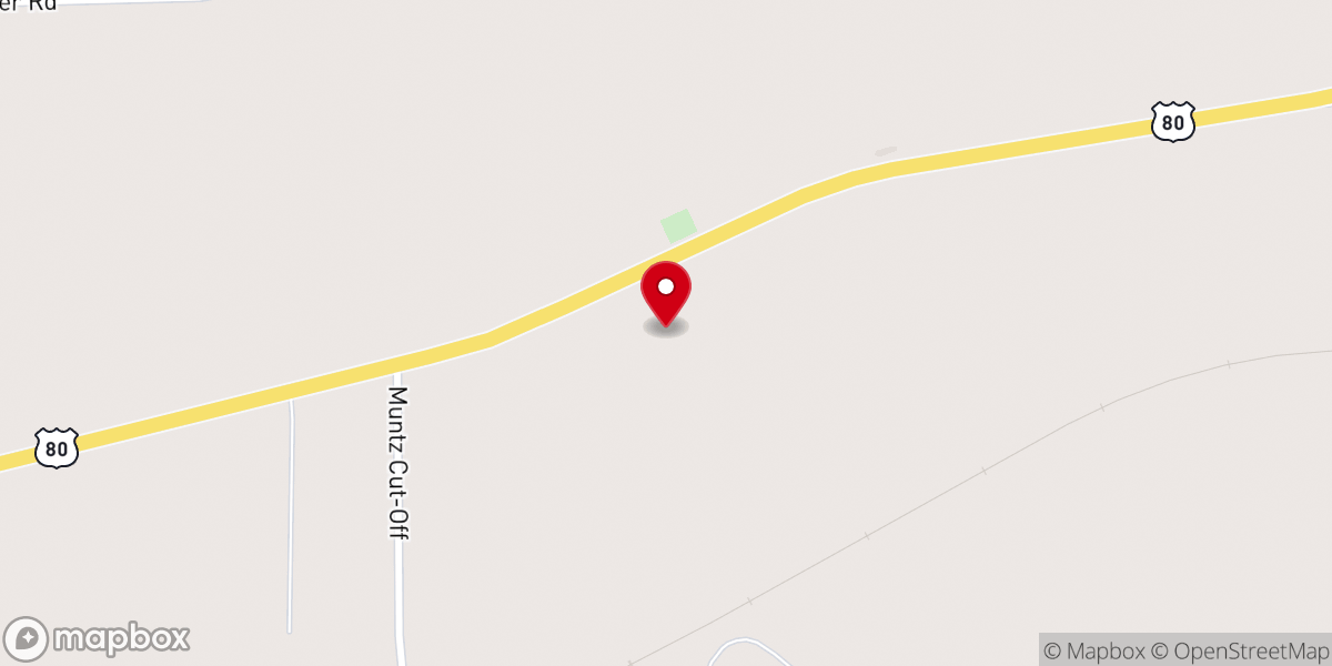 Map showing location of William Chapel Baptist Church