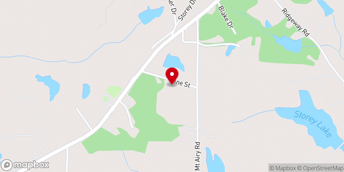 Map showing location of Refuge Church
