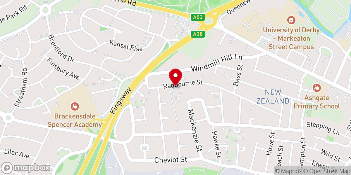 Map showing location of The Church of Jesus Christ of Latter-day Saints