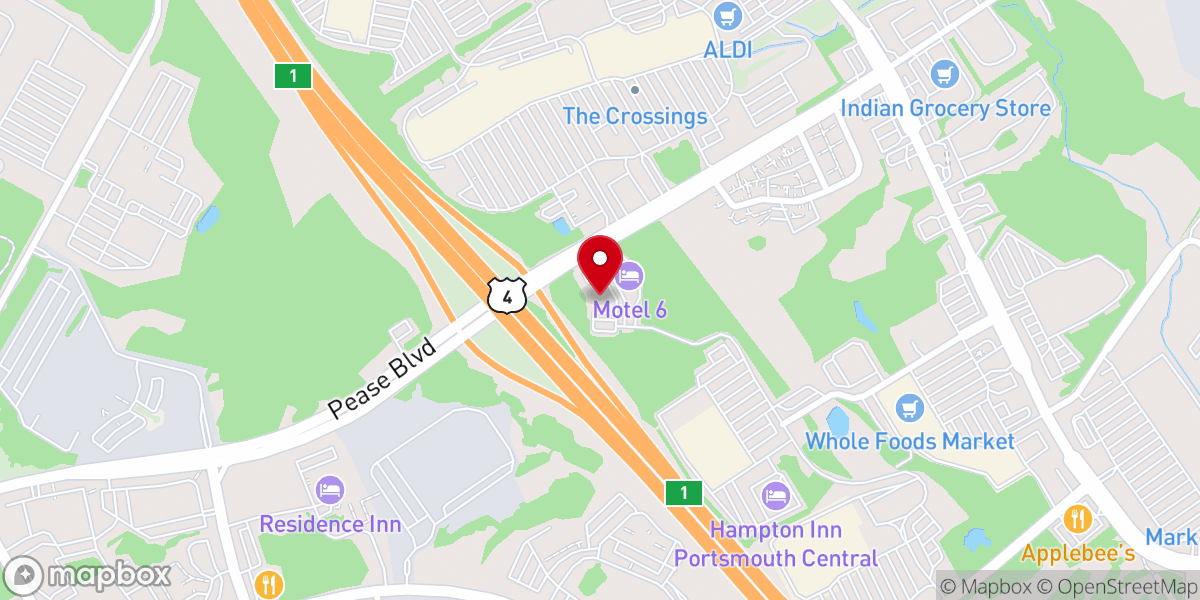 Map showing location of New Frontiers Church