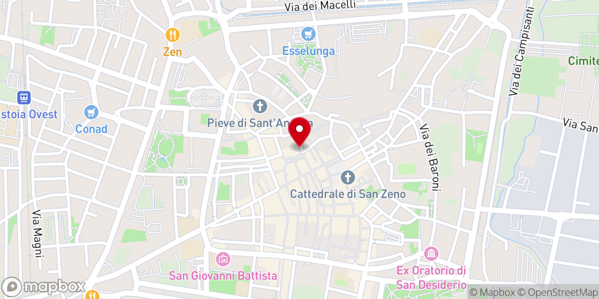 Map showing location of Chiesa di Sant'Ignazio di Loyola