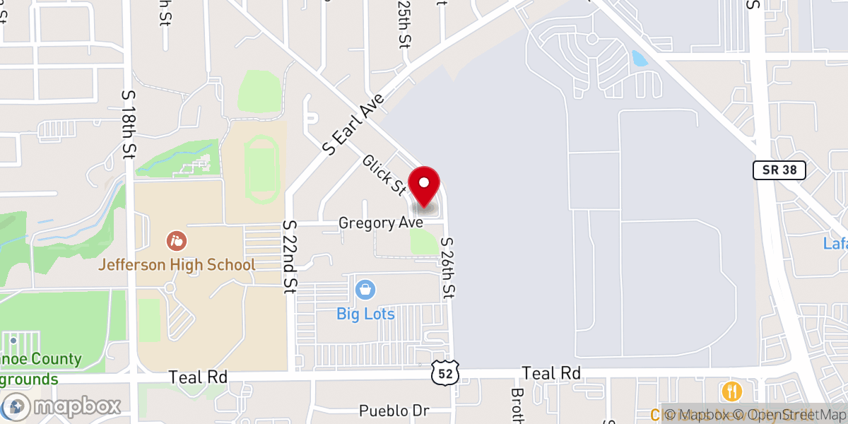 Map showing location of The Church