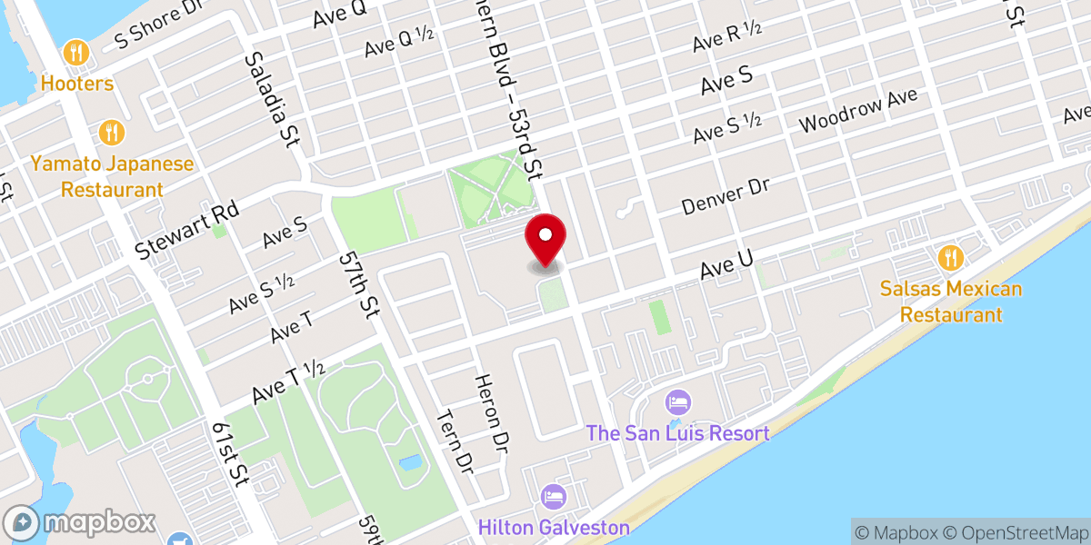Map showing location of Moody Methodist Church
