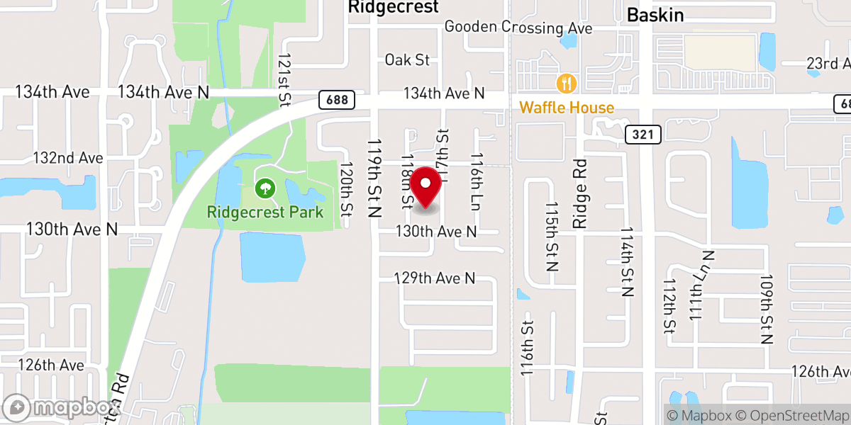 Map showing location of Greater Faith Temple Holiness