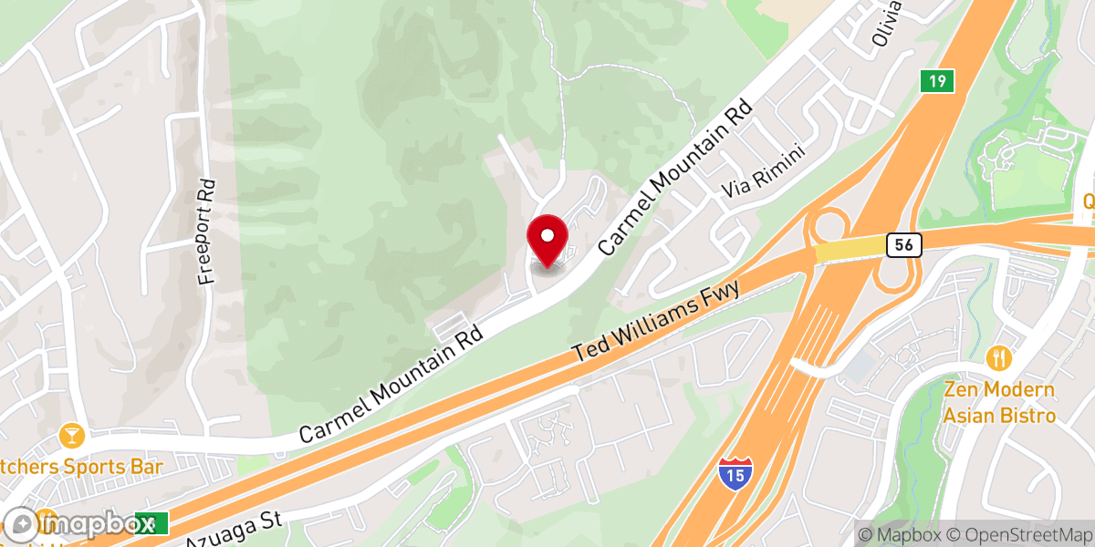 Map showing location of Our Lady of Mount Carmel Church