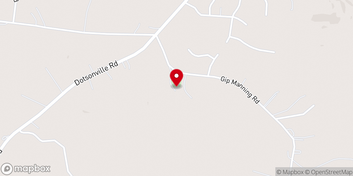 Map showing location of Mount Pleasant Church