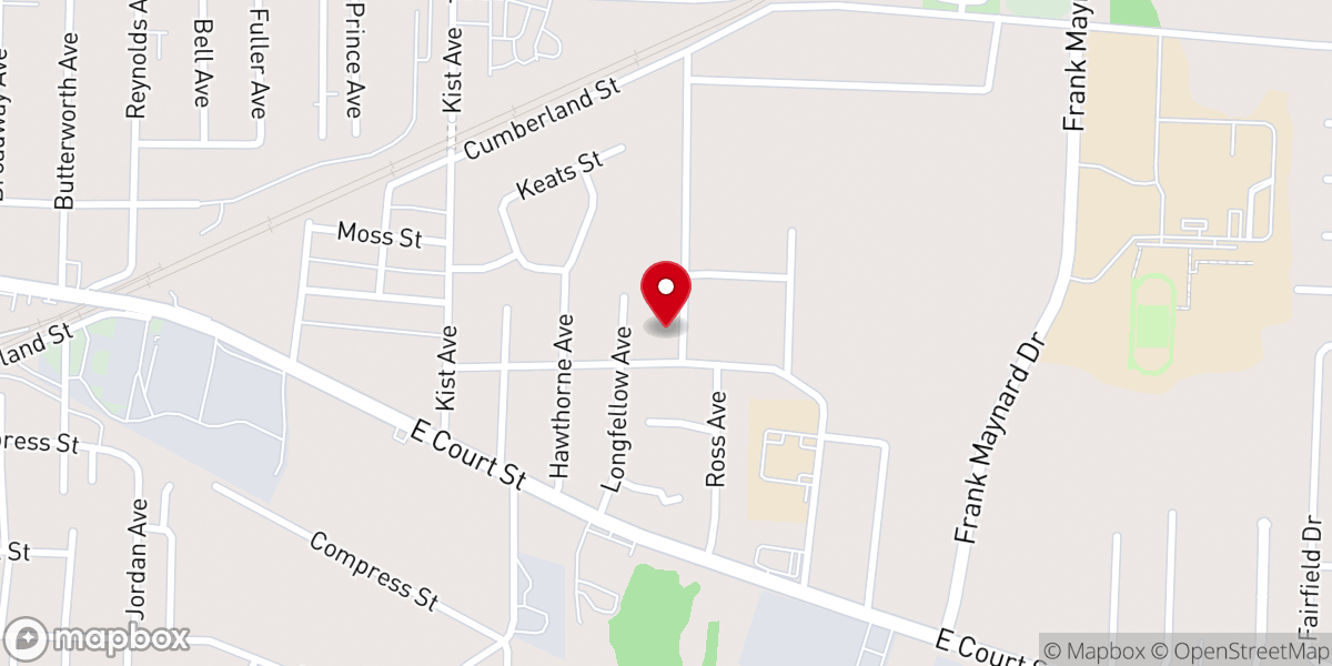 Map showing location of New Birth Ministries
